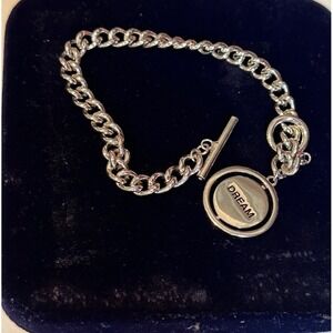 Bracelet Star Dream Charm Spins Silver-tone Valentines Day Dream on your Star!